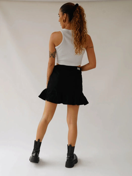 Falda Prenses Tono Negro