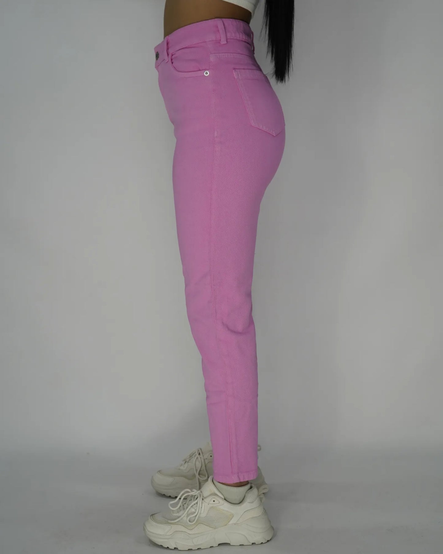 Mom Jeans Fucsia