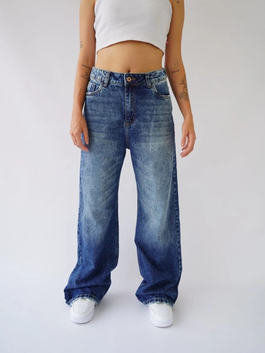 Jeans Bolsillo Corazón oscuro
