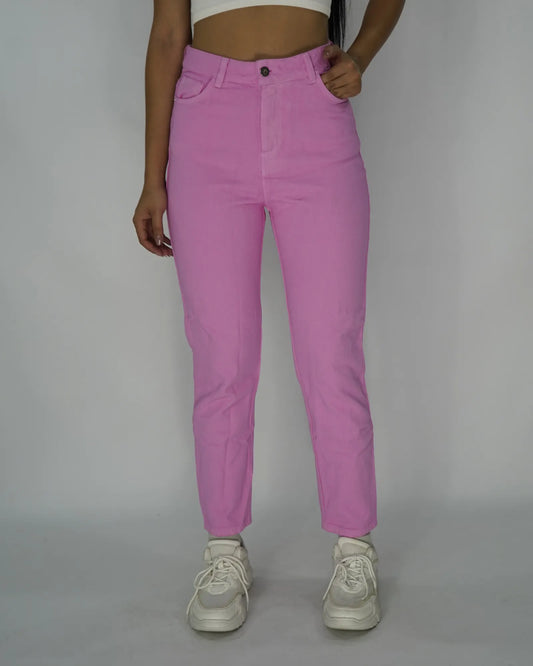 Mom Jeans Fucsia